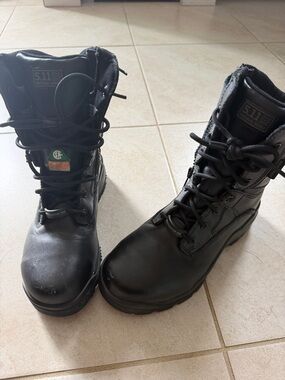 5.11 Tactical Black Leather Duty Boots